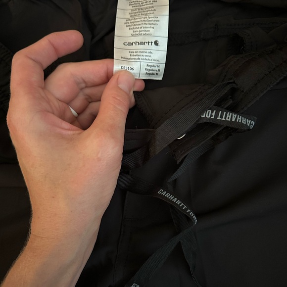 Force flex black L men’s scrub top - Picture 3 of 5